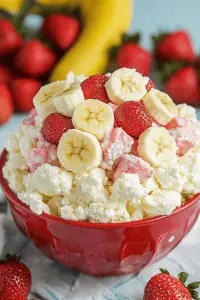 Strawberry Banana Fluff Salad
