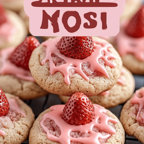 Strawberry Kiss Cookies Recipe