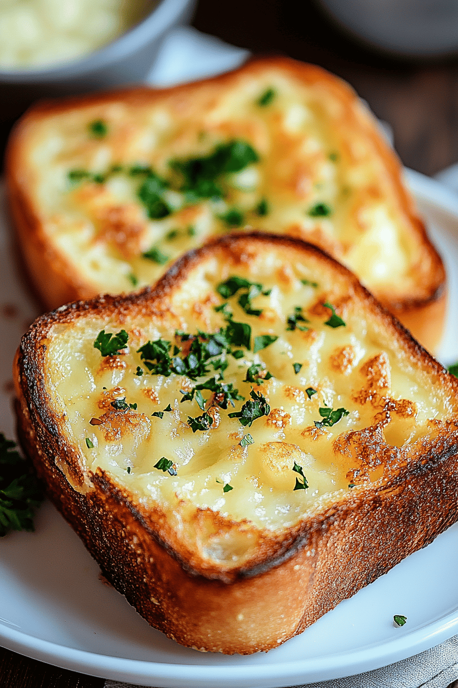 Texas Toast Recipe final dish beautifully presented and ready to serve