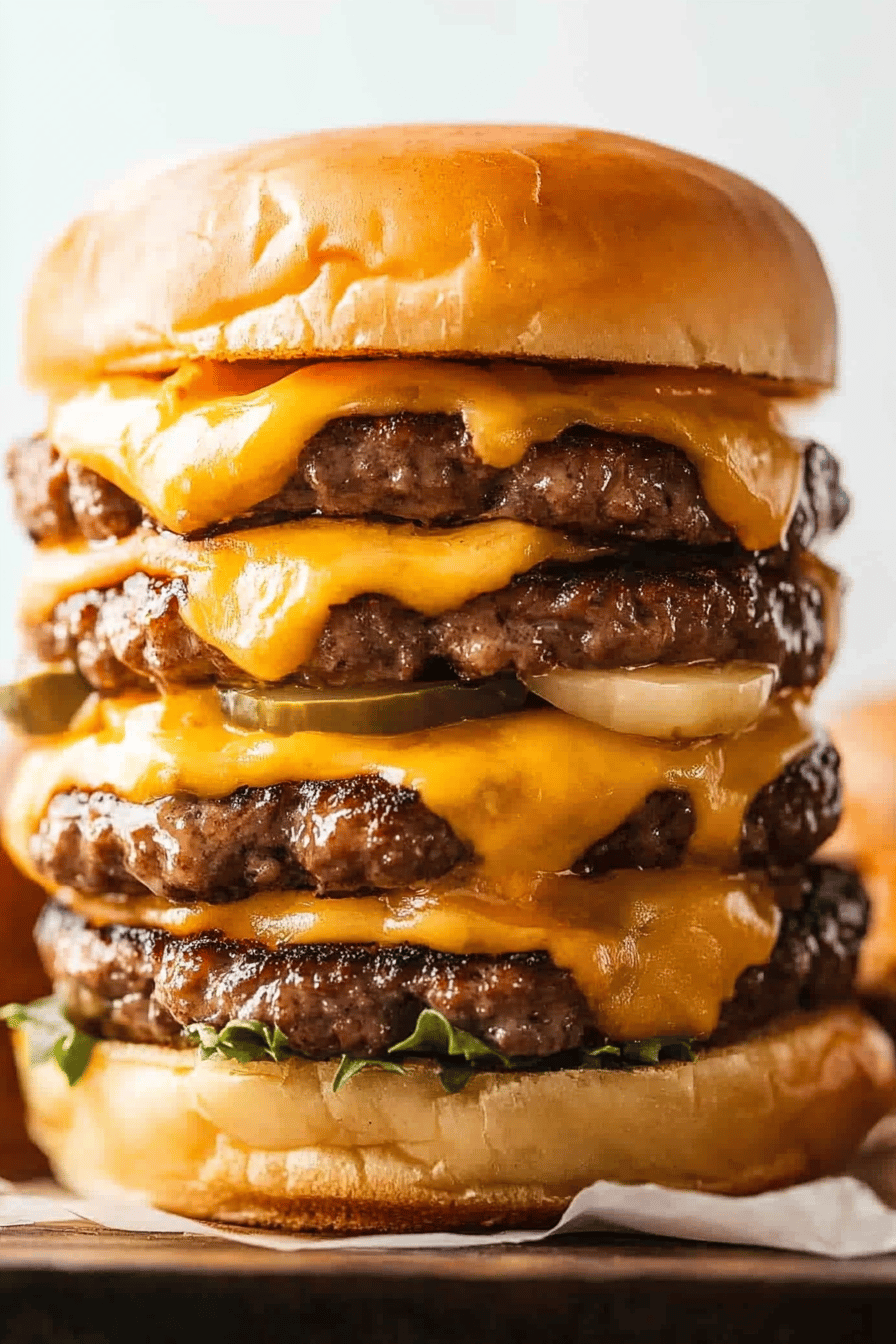 Wisconsin Butter Burger Recipe final dish beautifully presented and ready to serve