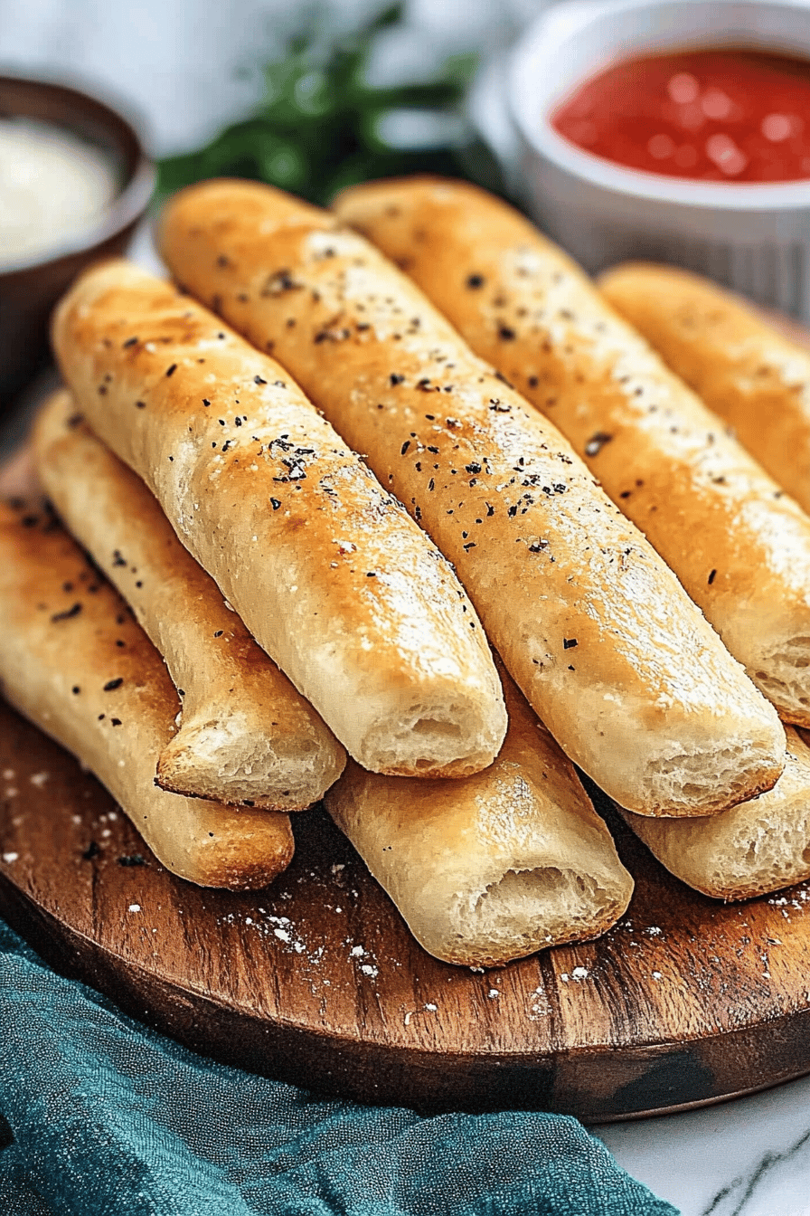breadsticks recipe final dish beautifully presented and ready to serve