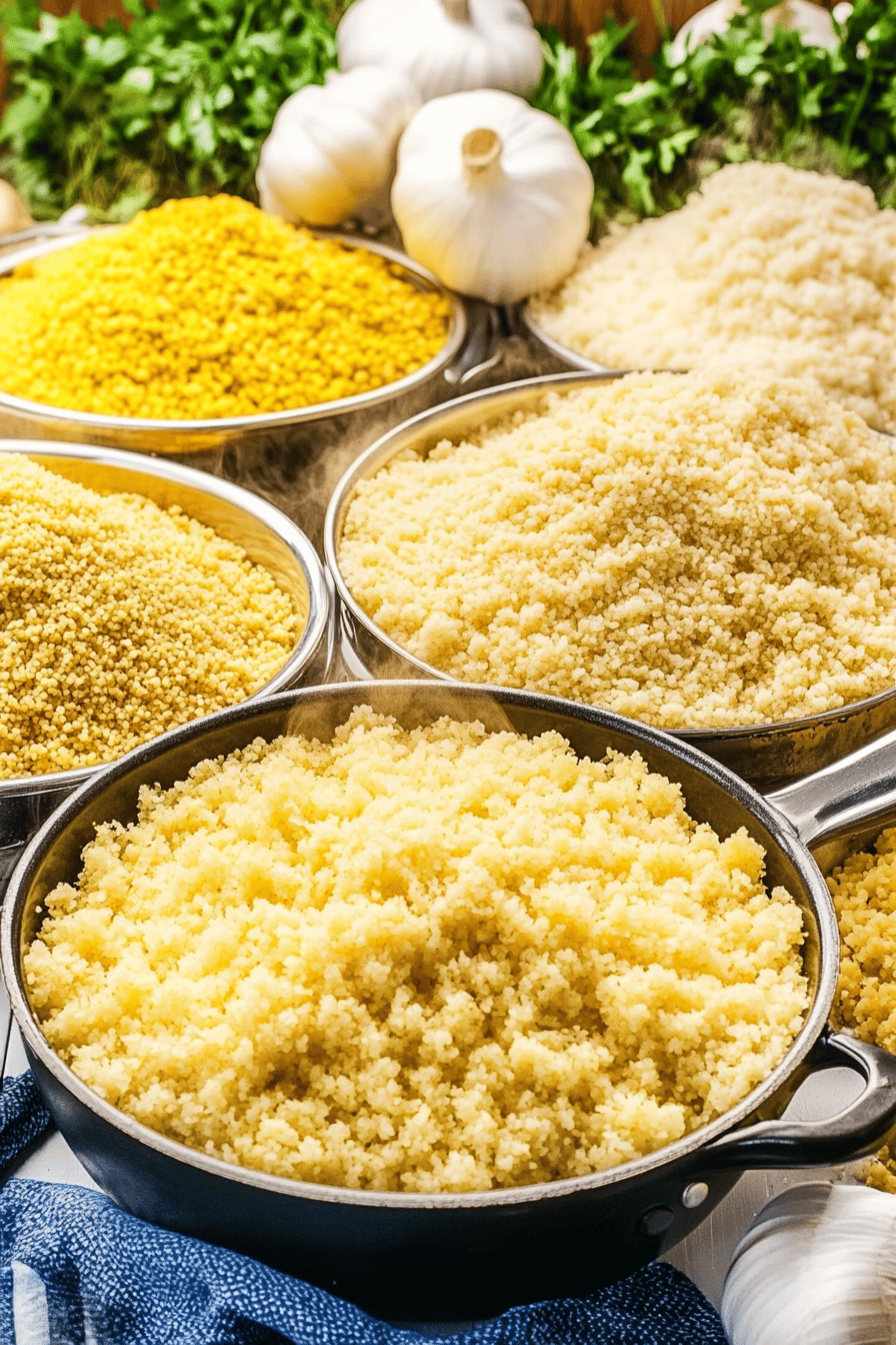 cooking couscous final dish beautifully presented and ready to serve