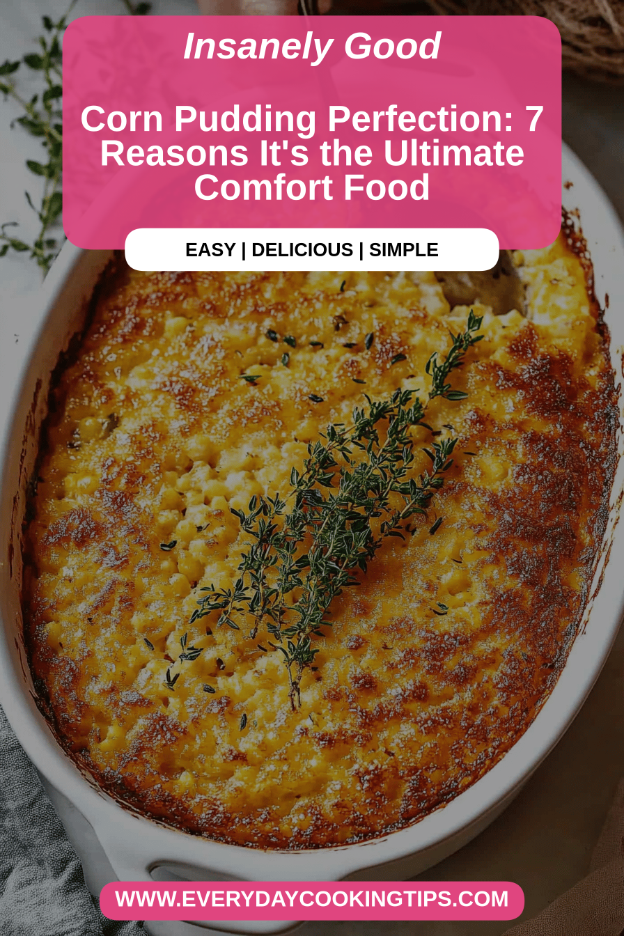 corn pudding final dish beautifully presented and ready to serve