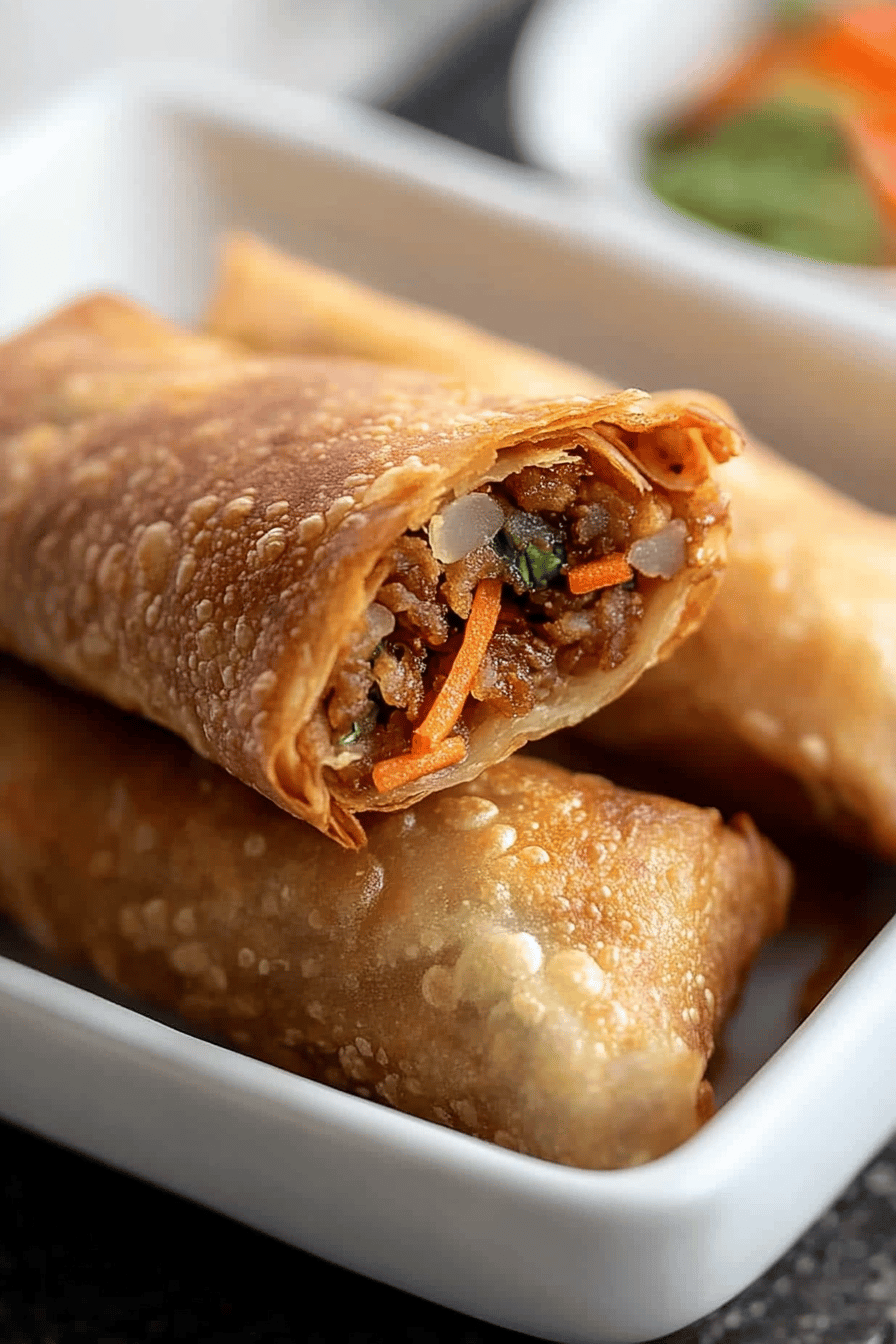 eggroll recipes final dish beautifully presented and ready to serve