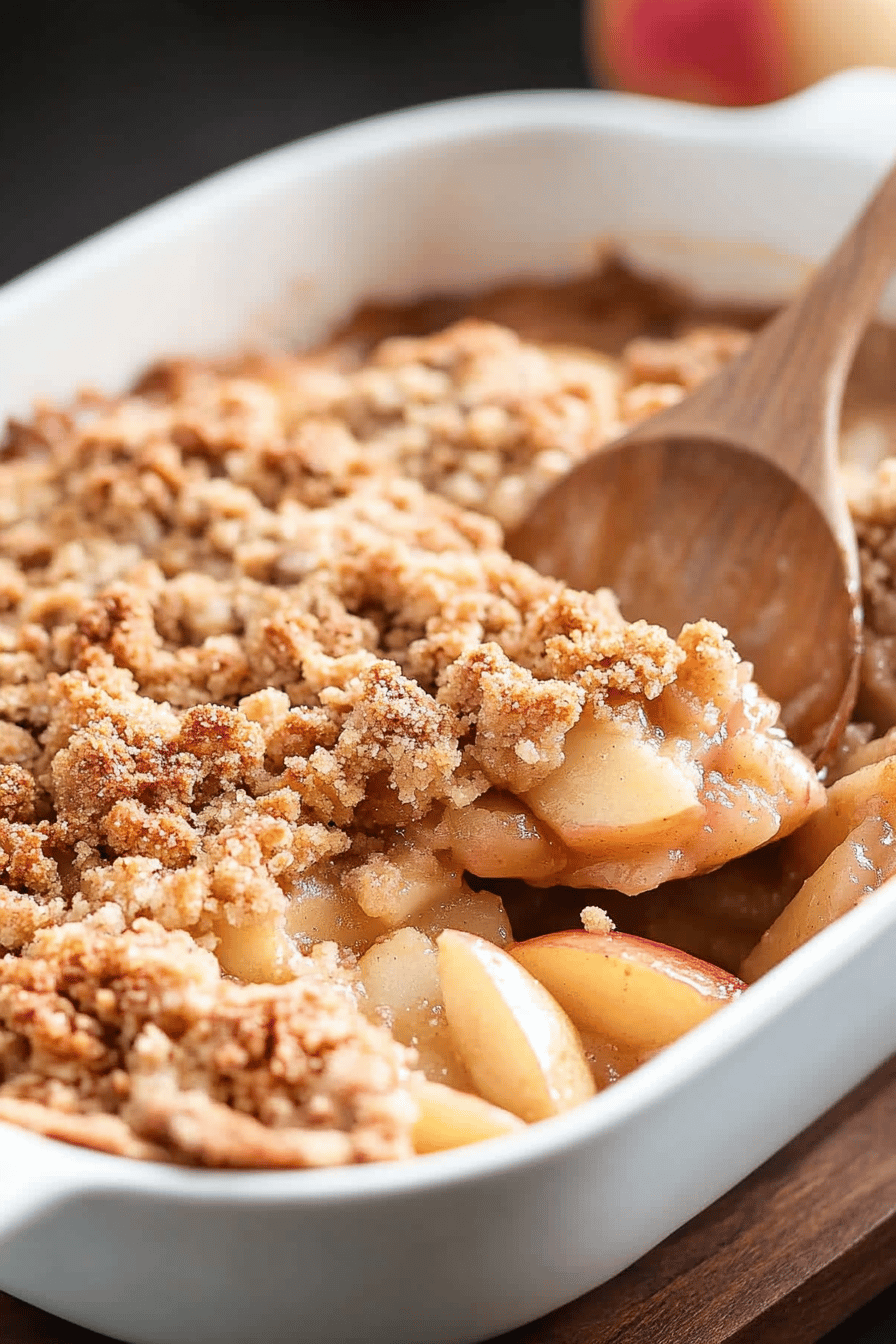 gluten-free apple crumble slice on plate showing perfect texture and swirl pattern