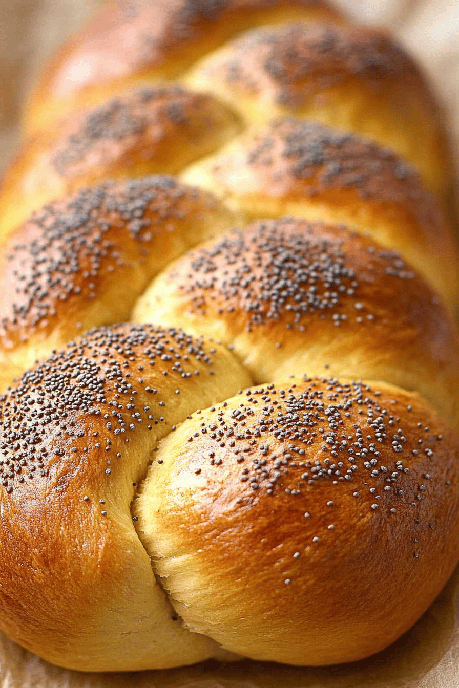 gluten-free challah bread slice on plate showing perfect texture and swirl pattern