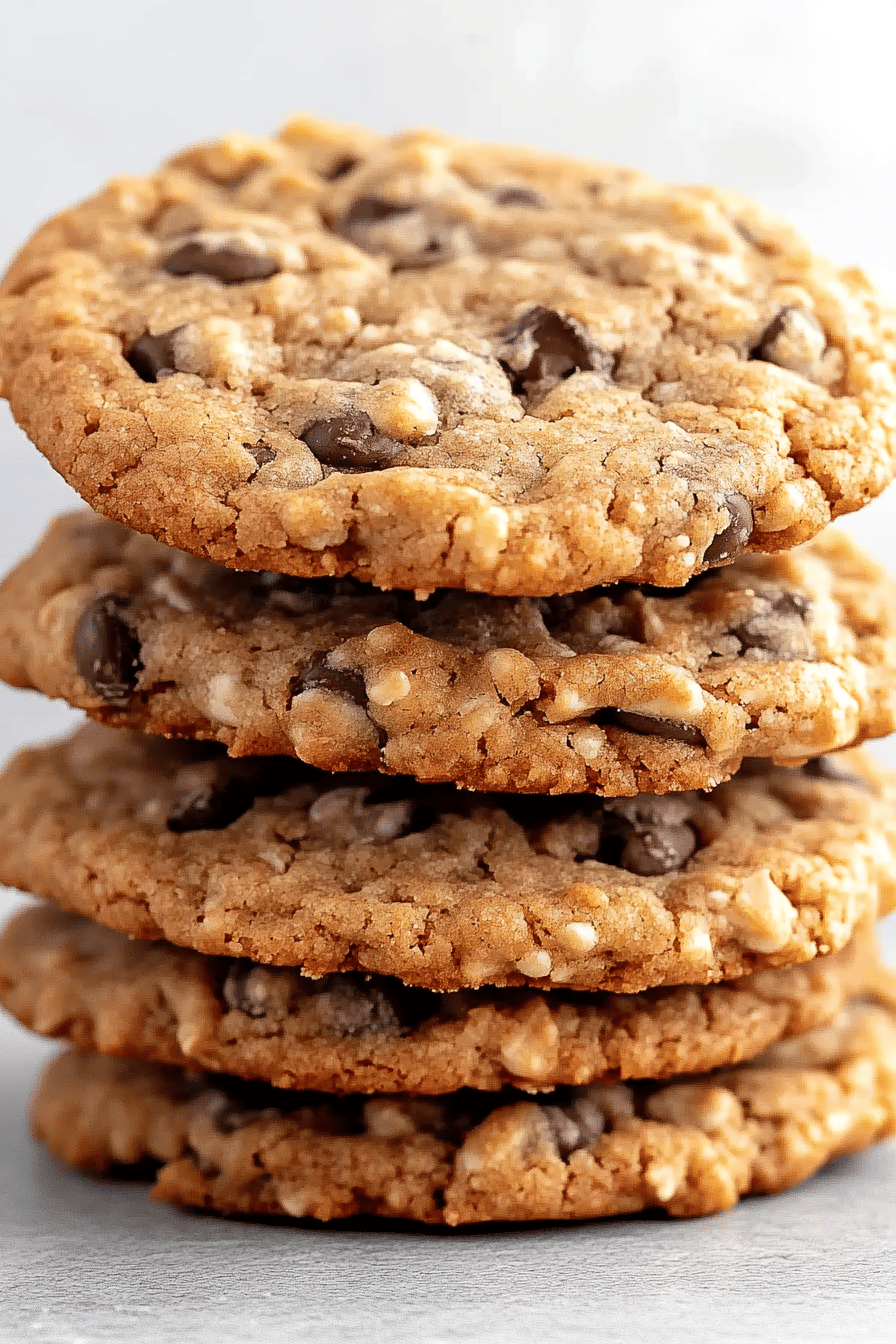 gluten-free cowboy cookies final dish beautifully presented and ready to serve