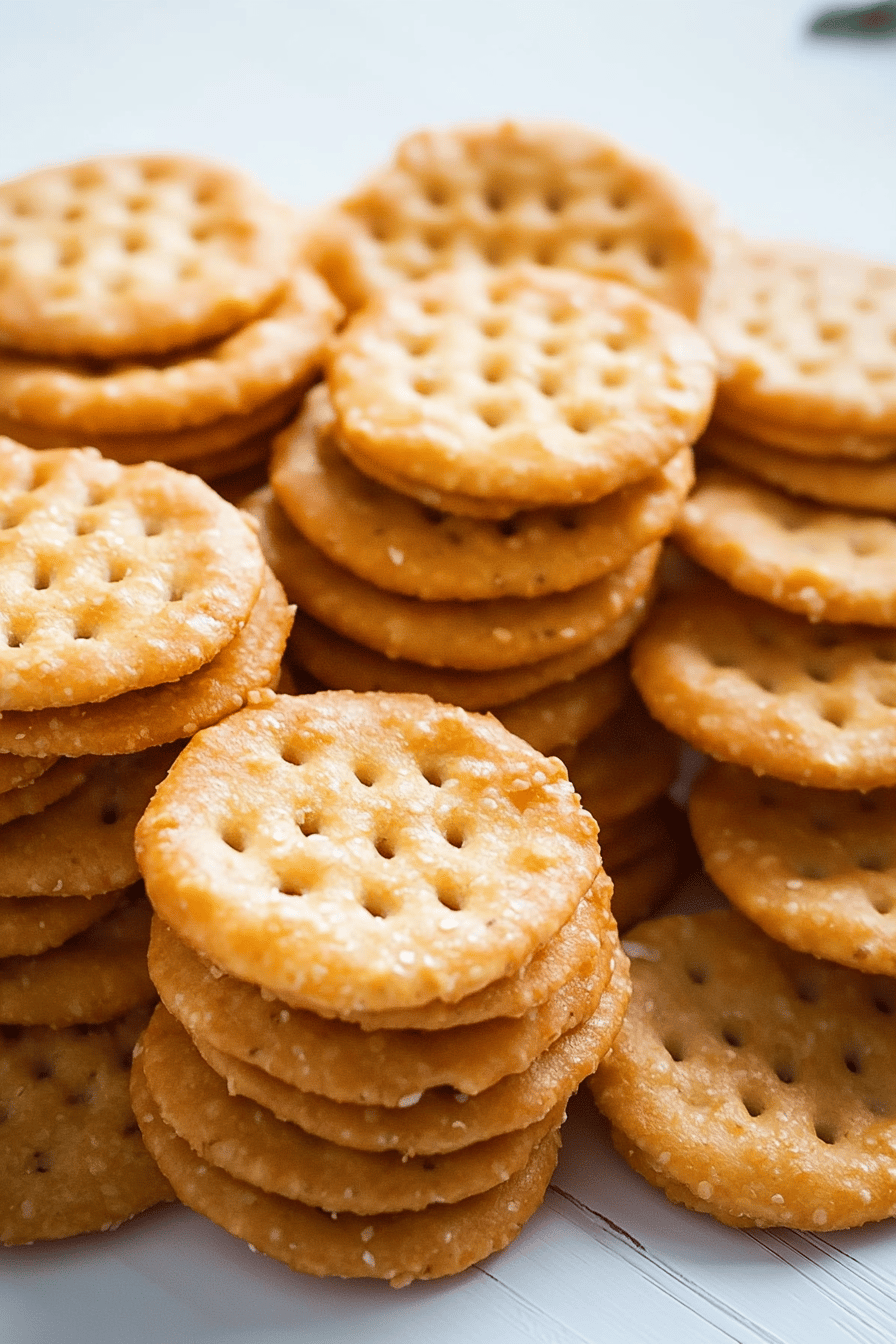 gluten-free crackers ingredients organized and measured on kitchen counter