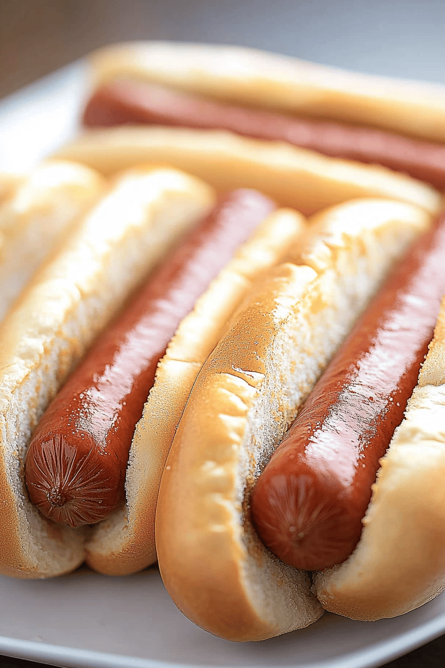 gluten-free hot dog buns final dish beautifully presented and ready to serve