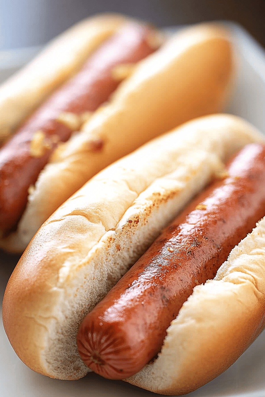 gluten-free hot dog buns slice on plate showing perfect texture and swirl pattern