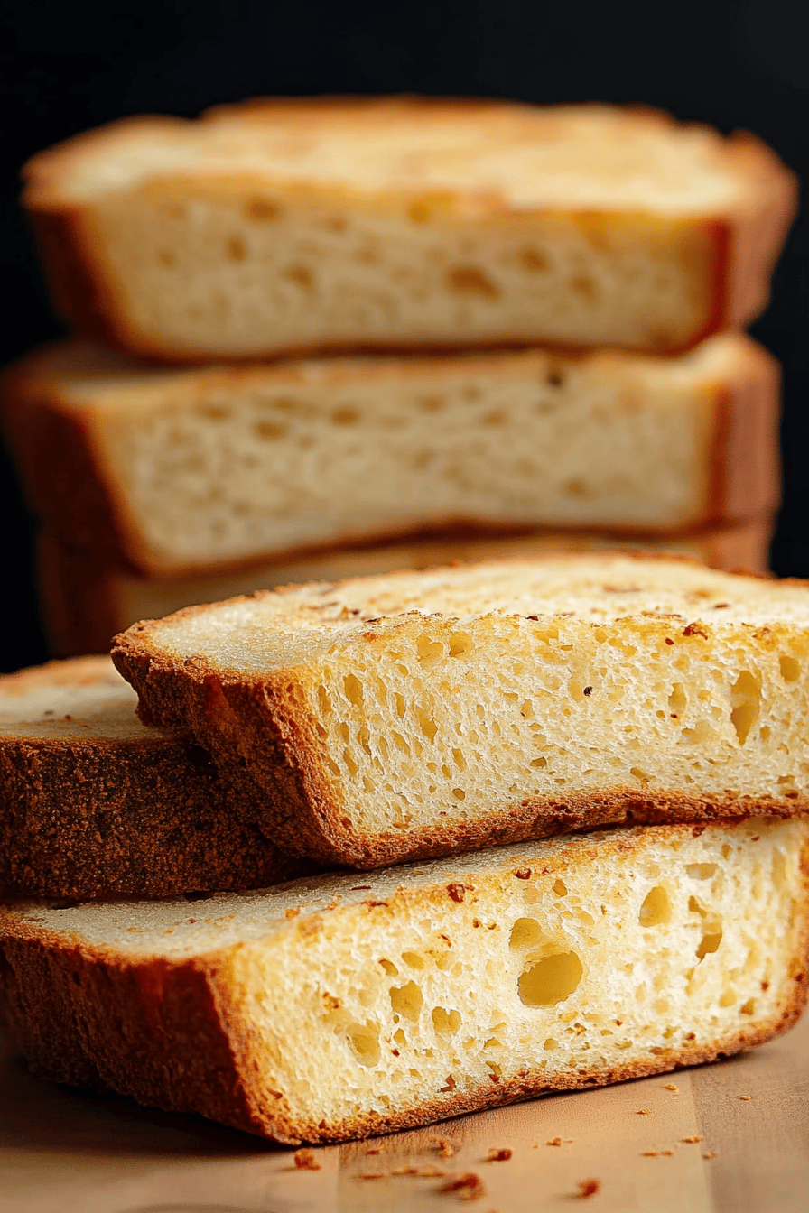 gluten-free potato bread final dish beautifully presented and ready to serve