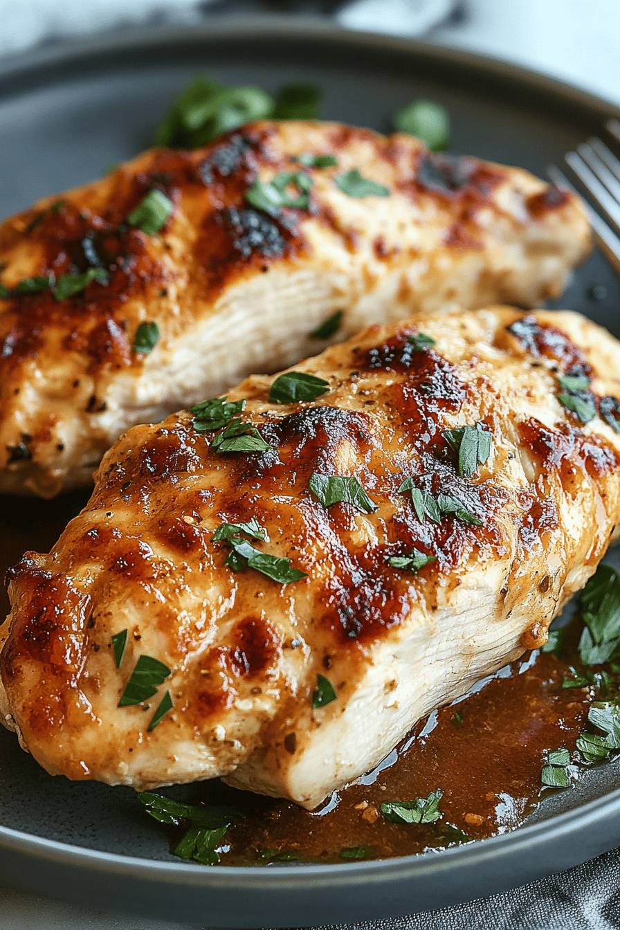 melt-in-your-mouth chicken slice on plate showing perfect texture and swirl pattern