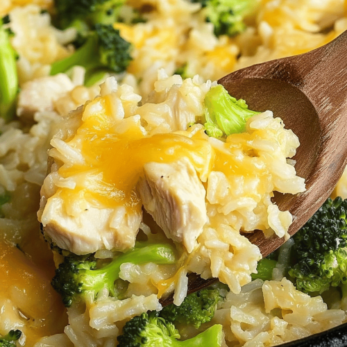 one-pot cheesy chicken broccoli rice
