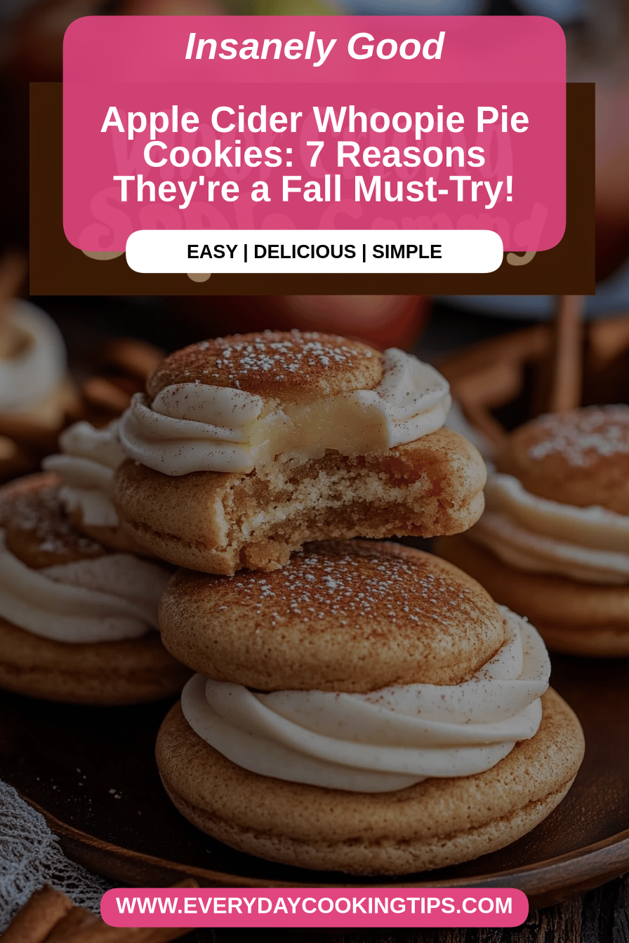 Apple Cider Whoopie Pies final dish beautifully presented and ready to serve