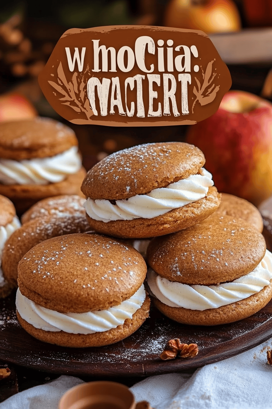 Apple Cider Whoopie Pies