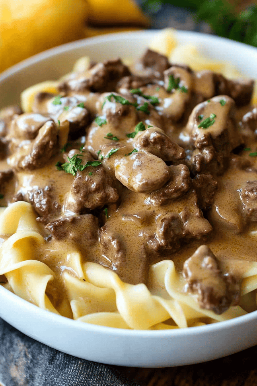 Beef Stroganoff Recipe