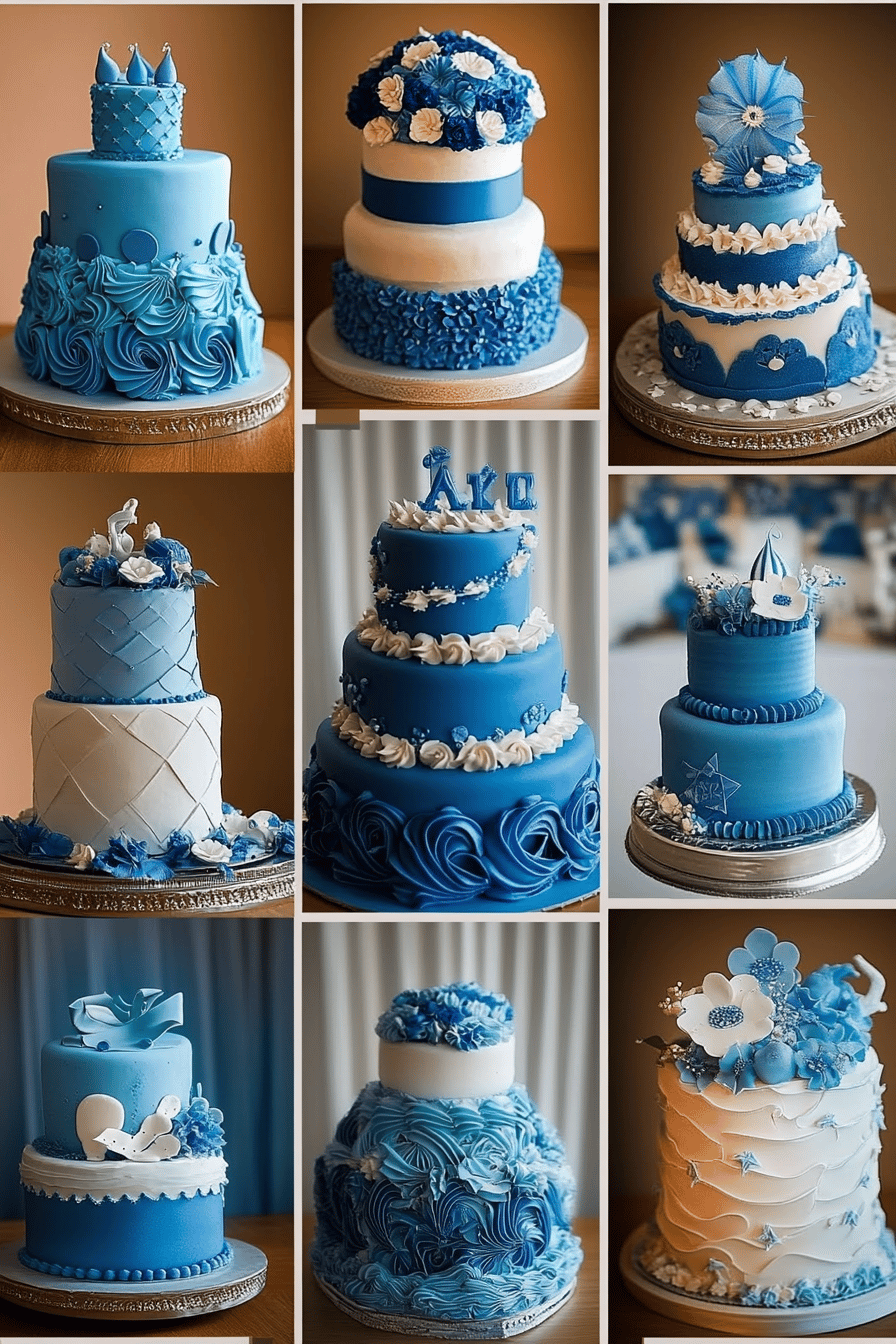 Blue Birthday Cake Ideas
