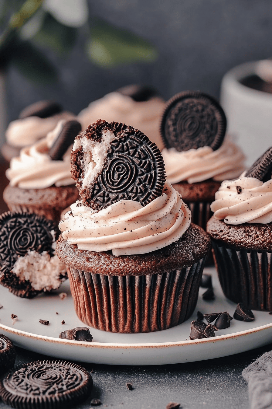 Chocolate Oreo Cupcakes Recipe