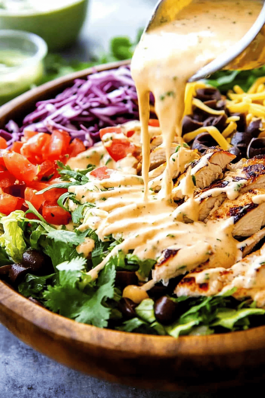 Cilantro Lime Chicken Taco Salad