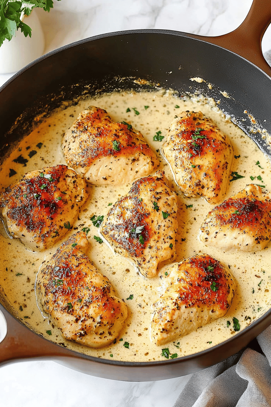Creamy Garlic Chicken