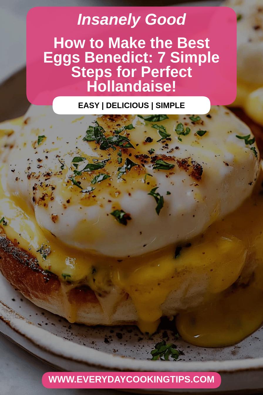 Eggs Benedict Recipe final dish beautifully presented and ready to serve