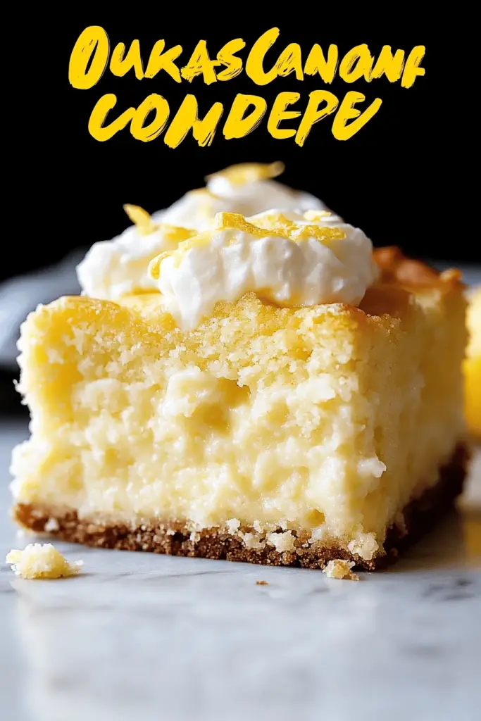 Lemon Cream Cheese Dump Cake