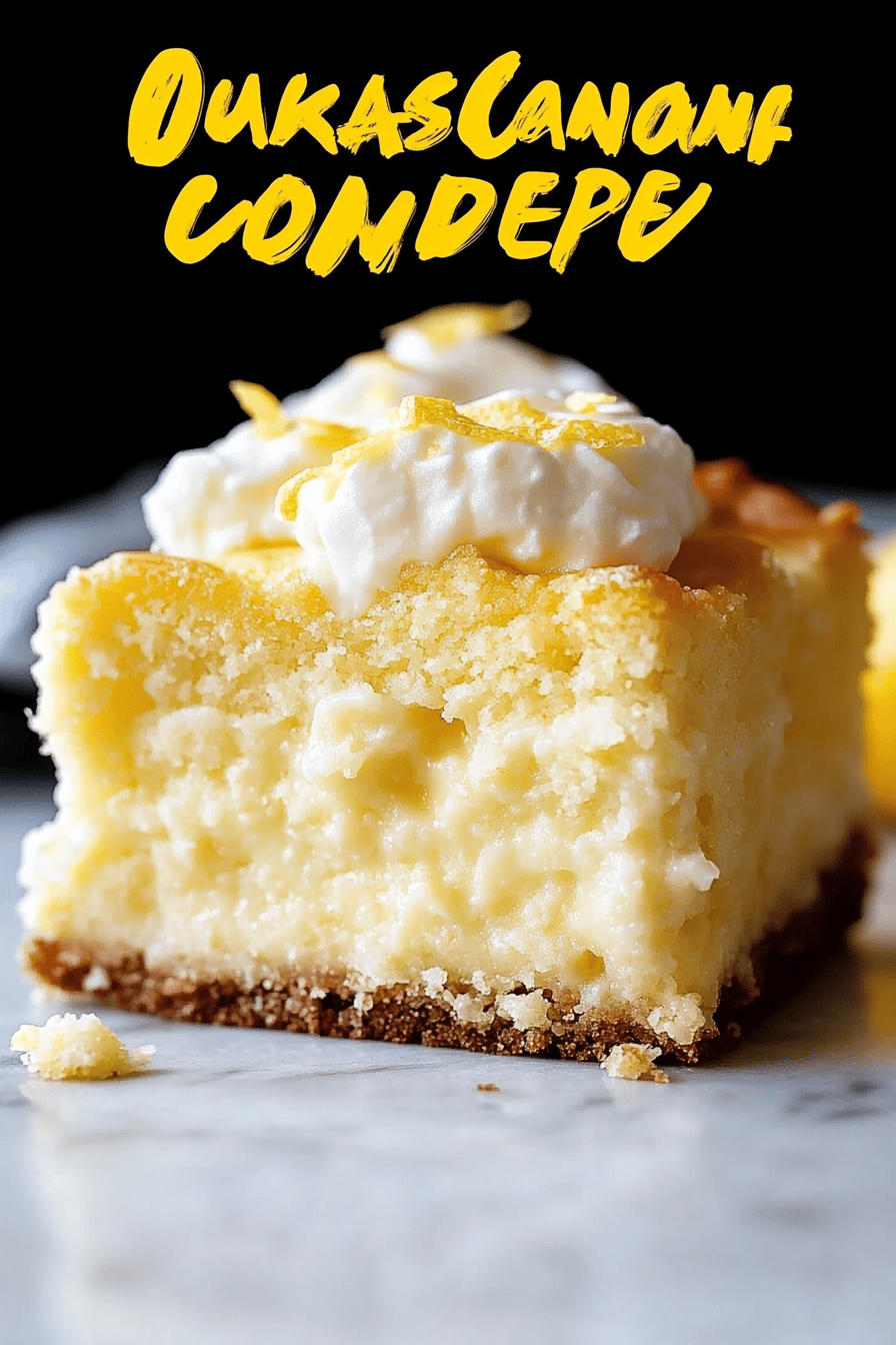 Lemon Cream Cheese Dump Cake