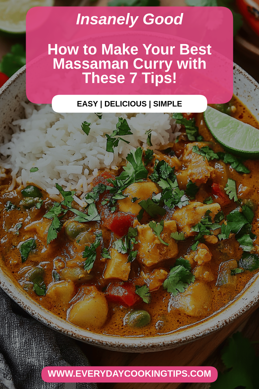 Massaman Curry Recipe final dish beautifully presented and ready to serve
