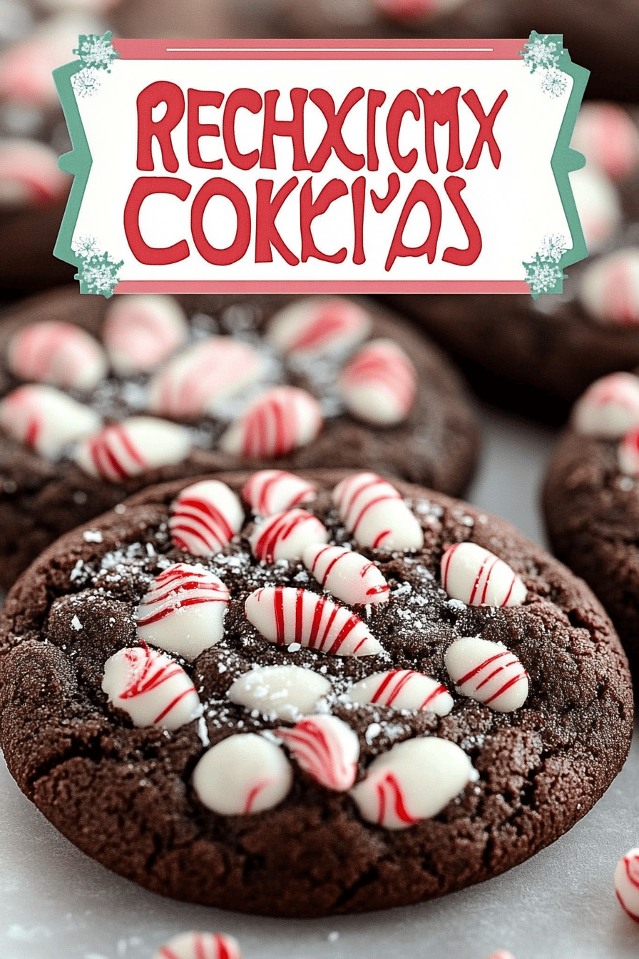 Peppermint Chocolate Cookies