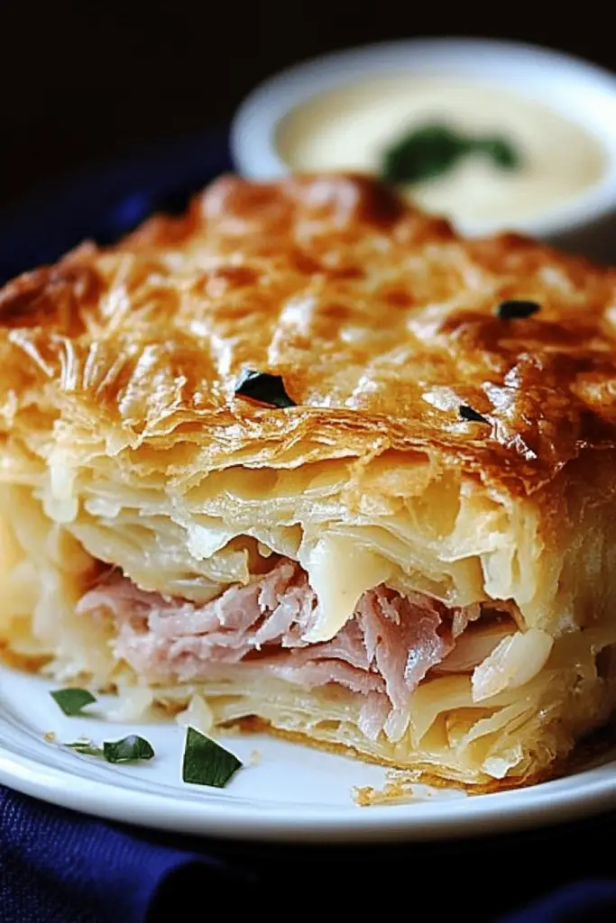 Reuben crescent bake