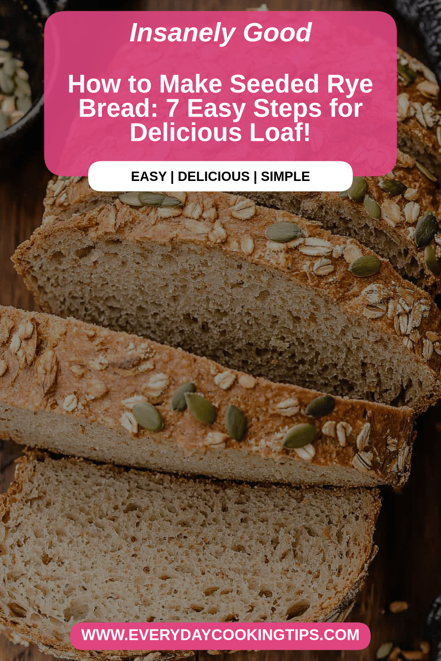 Seeded Rye Bread Recipe final dish beautifully presented and ready to serve