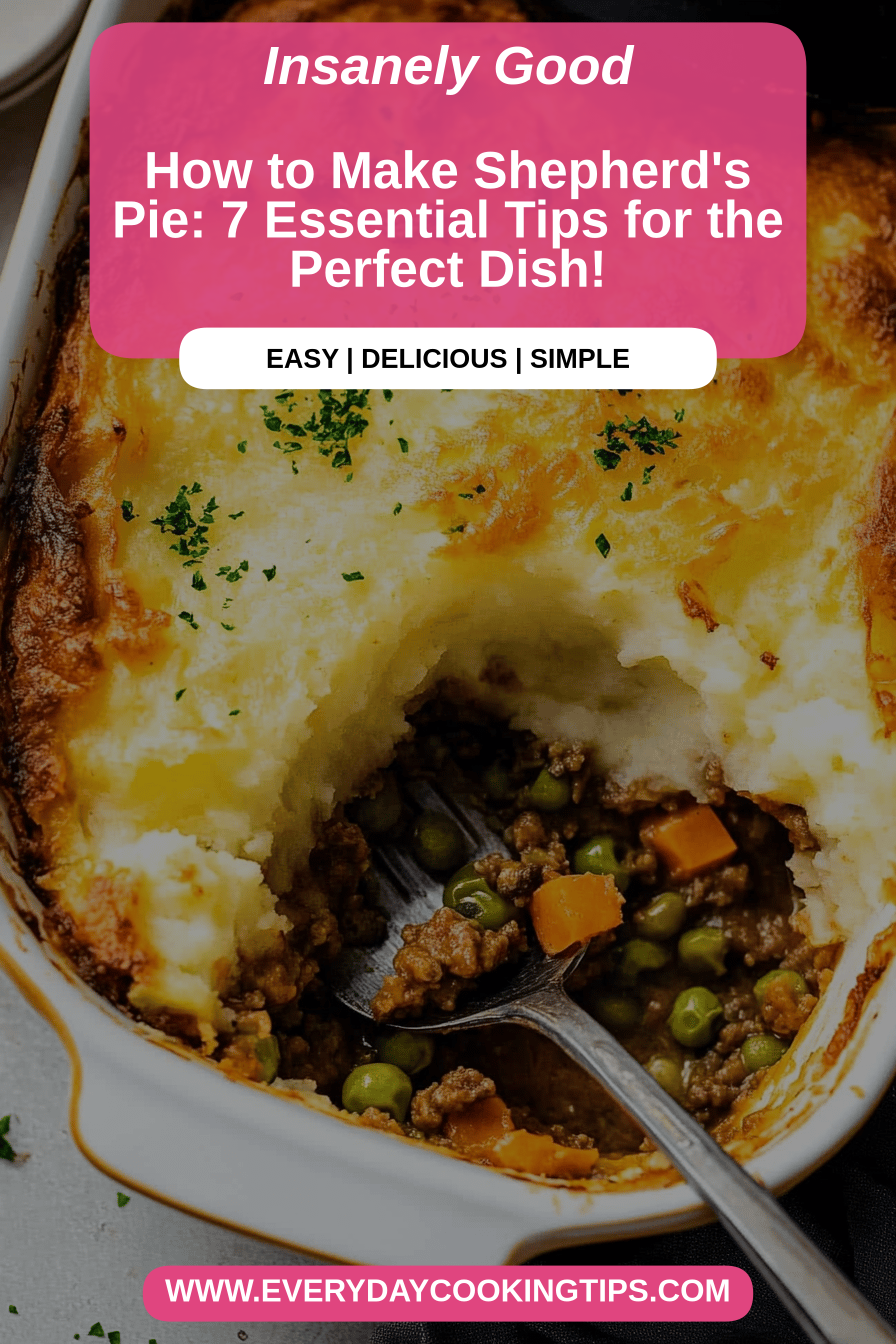 Shepherd's Pie Recipe final dish beautifully presented and ready to serve