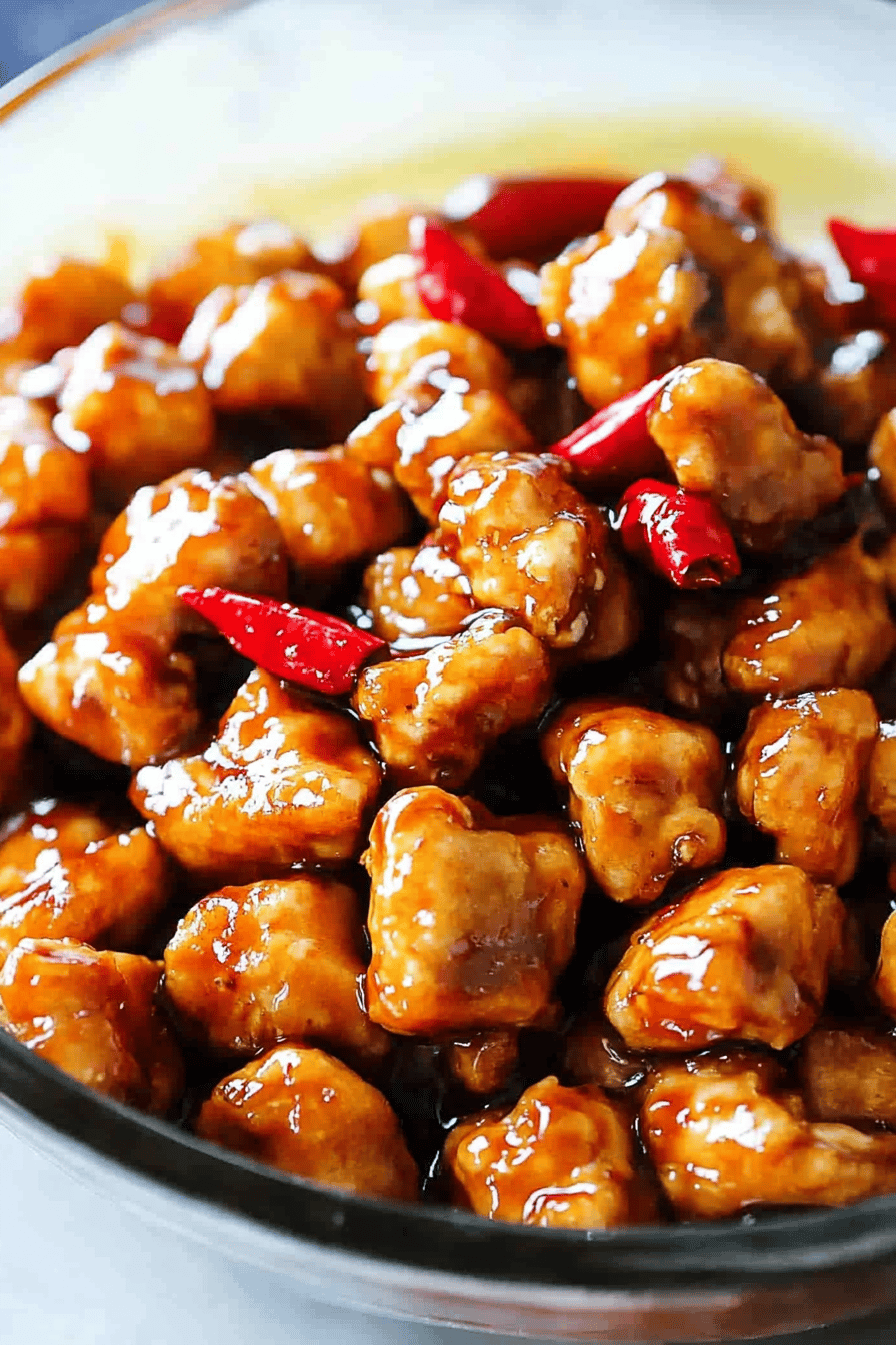 Skinny General Tso's Chicken