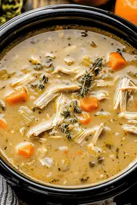 Slow Cooker Turkey Soup