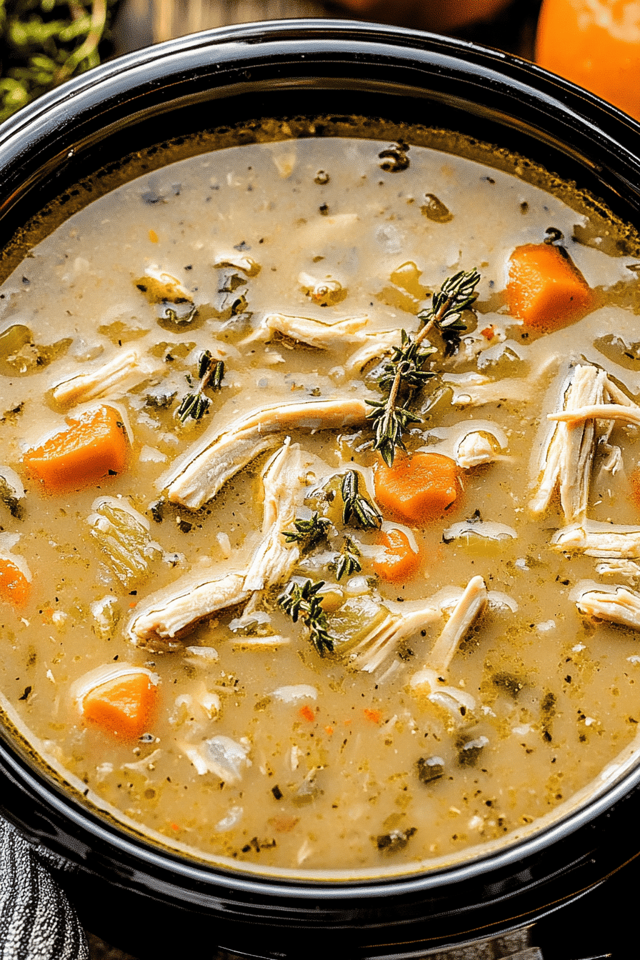 Slow Cooker Turkey Soup