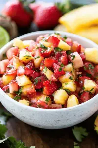 Strawberry Pineapple Salsa