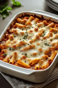 baked mostaccioli
