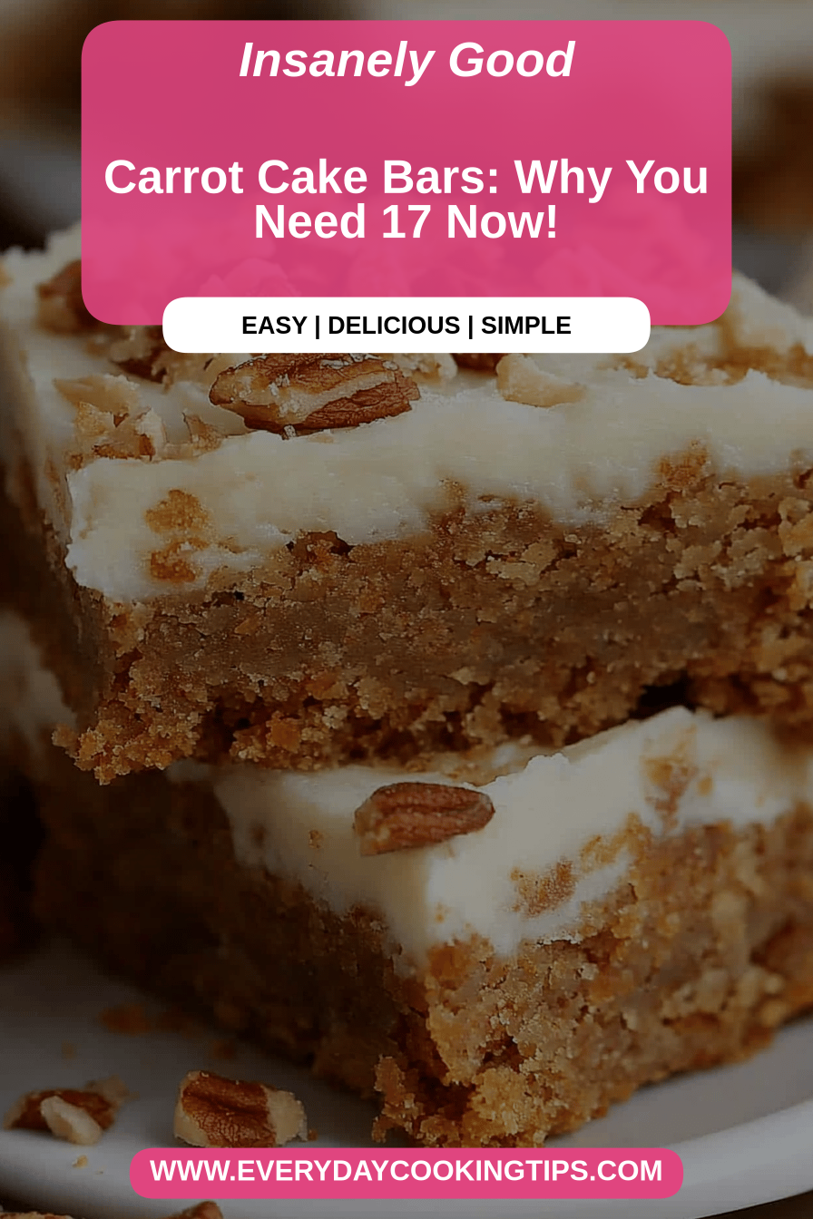 carrot cake bars final dish beautifully presented and ready to serve