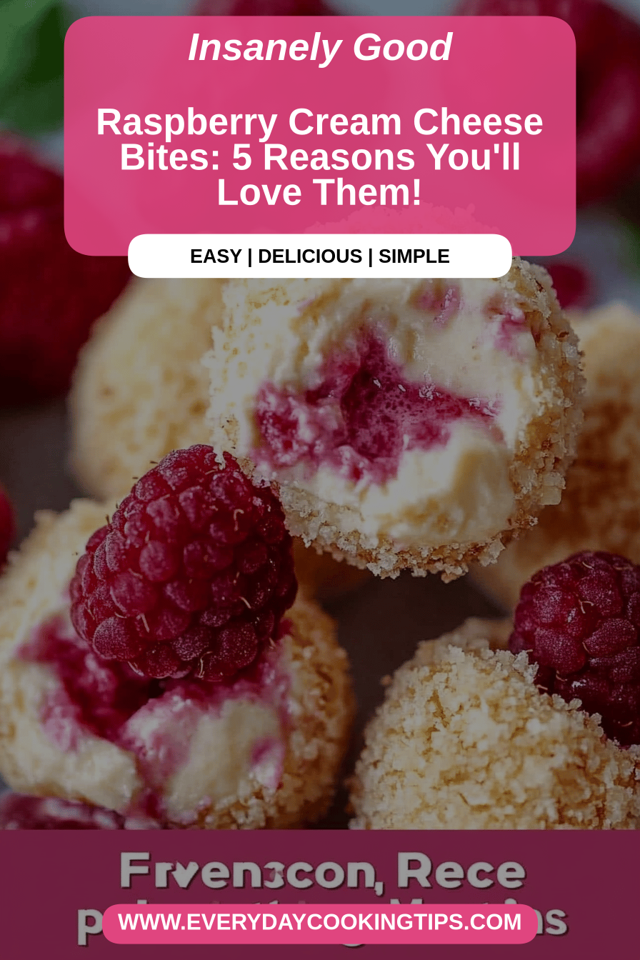 raspberry cream cheese bites final dish beautifully presented and ready to serve