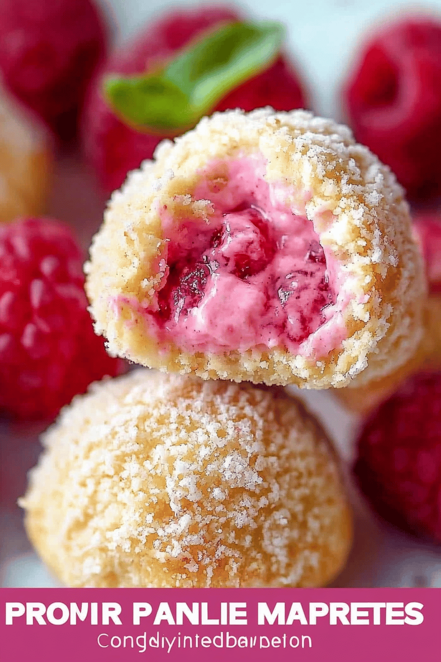 raspberry cream cheese bites ingredients organized and measured on kitchen counter