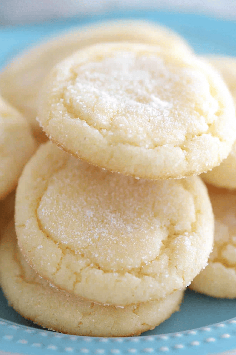 sugar cookies ingredients organized and measured on kitchen counter