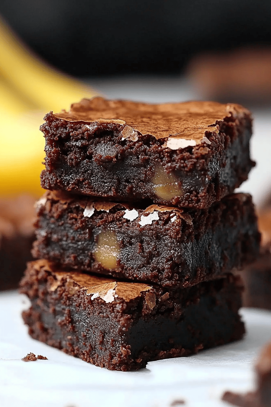 3-ingredient brownies ingredients organized and measured on kitchen counter