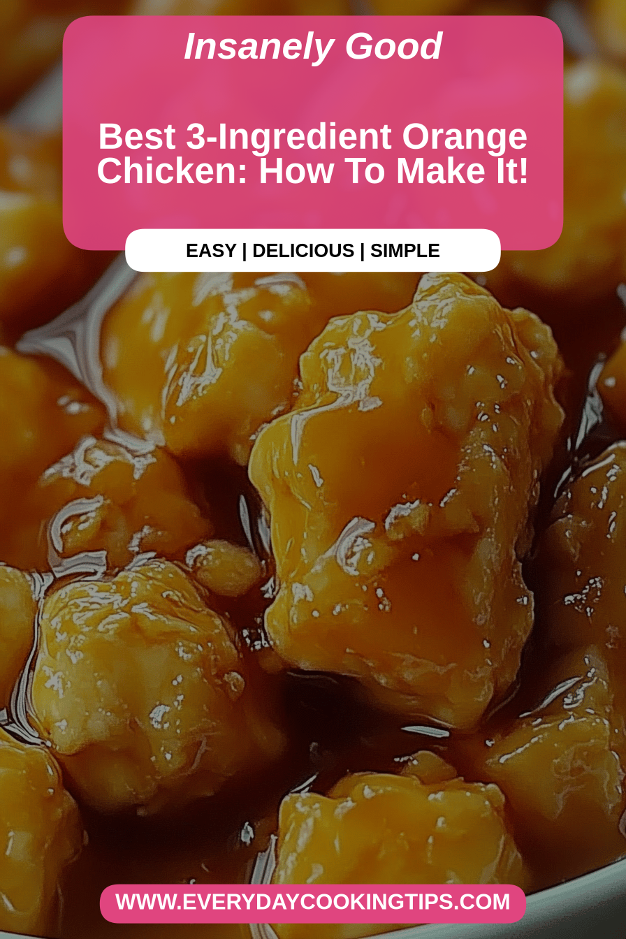 3-ingredient orange chicken final dish beautifully presented and ready to serve