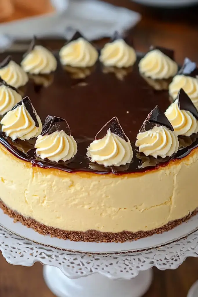 Boston cream pie cheesecake