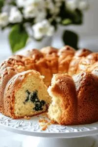 Bundt cake breakfast