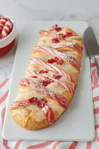 Candy cane danish
