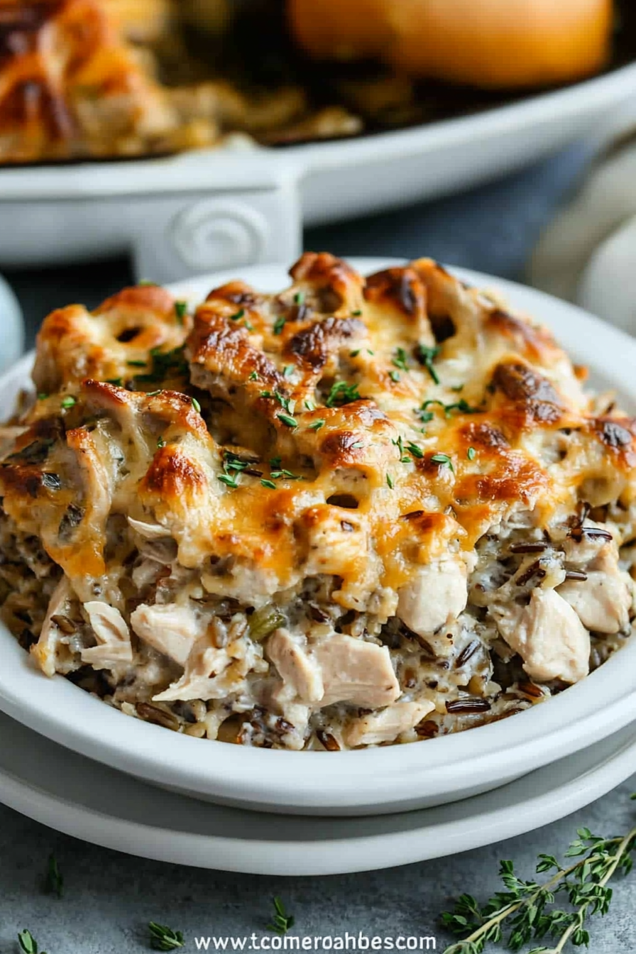 Chicken and Wild Rice Casserole
