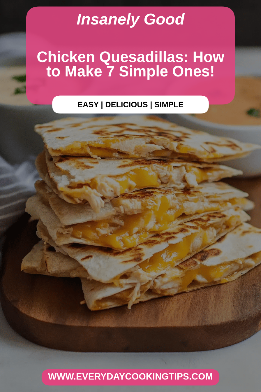 Chicken quesadillas final dish beautifully presented and ready to serve