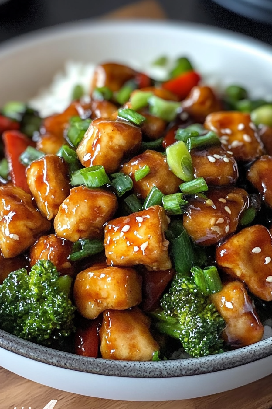 Chinese chicken stir fry