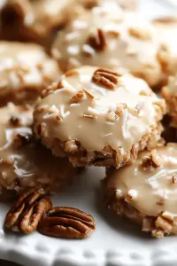 Coconut pecan praline